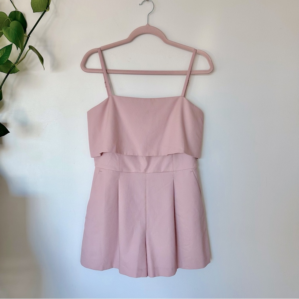 Club Monaco | NWOT Pique Romper Pink
